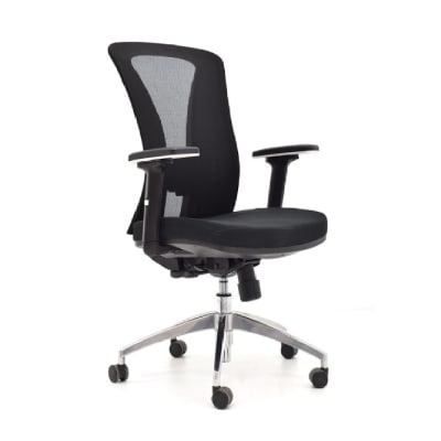 Silla de Oficina Gerente Versalles Negro Ergonómica möbelArt