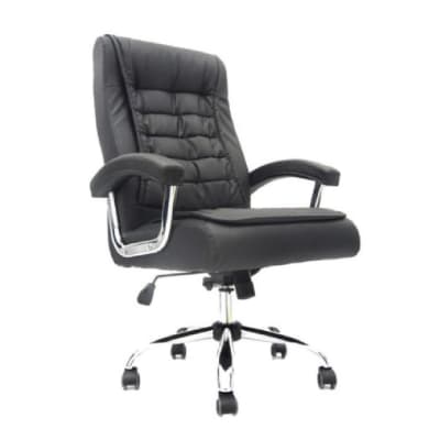 Silla de Oficina Presidente Shiny XH Negro möbelArt