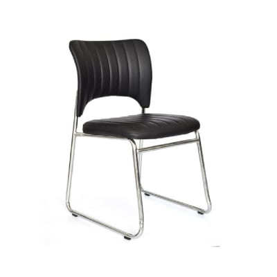 Silla de Oficina Interlocutor Iso PU Negro möbelArt