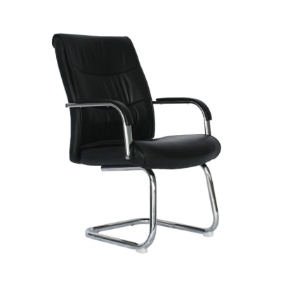 Silla de Oficina Visita Toledo PU Base Trineo möbelArt