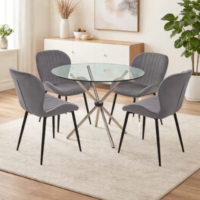 Juego de Comedor Mariposa Gris möbelArt