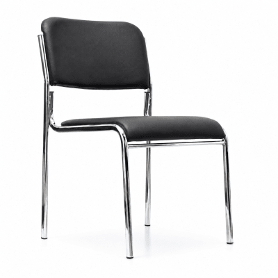 Silla de Oficina Visita Loft PU Negro möbelArt