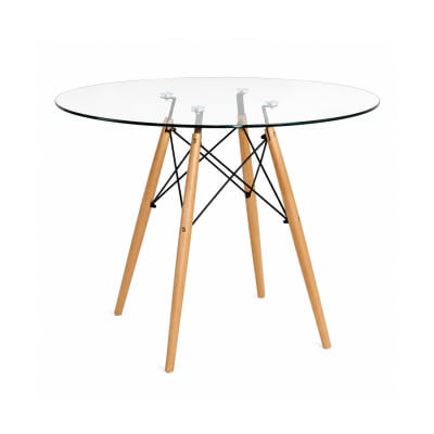 Mesa Eames Vidrio 100 cm möbelArt