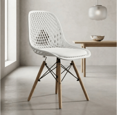 Silla de Diseño Nordic MSA Blanco MobelArt