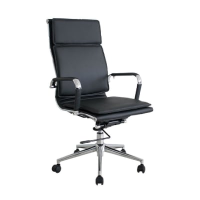 Silla de Oficina Presidente Alemania PU XH Negro möbelArt