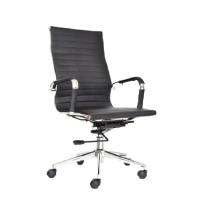 Silla de Oficina Presidente Boss PU Negro möbelArt