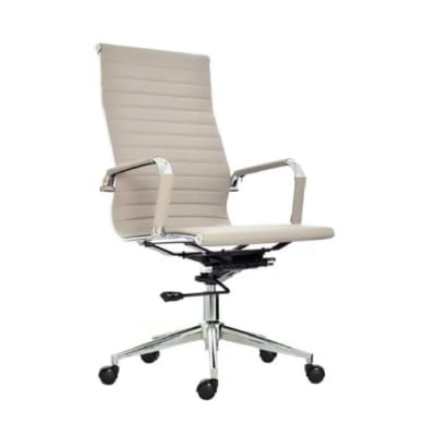 Silla de Oficina Presidente Boss PU Taupe möbelArt