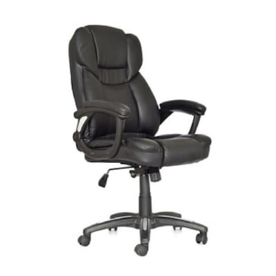 Silla de Oficina Presidente City PU Negro möbelArt