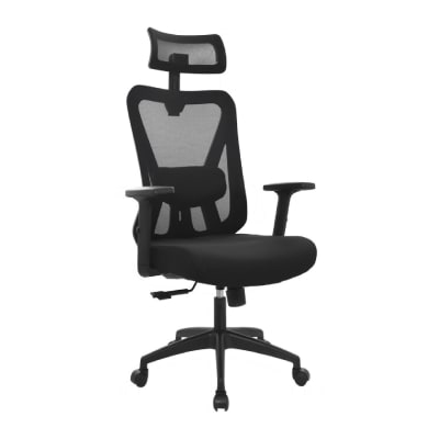 Silla de Oficina Presidente Dolfin B3D Negro Ergonómica möbelArt