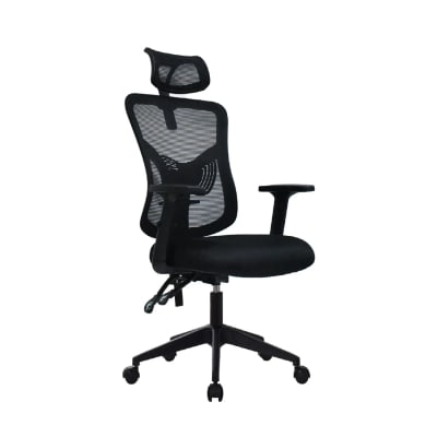 Silla de Oficina Presidente Fone Ultra Base Nylon LAP Negro Ergonómica möbelArt