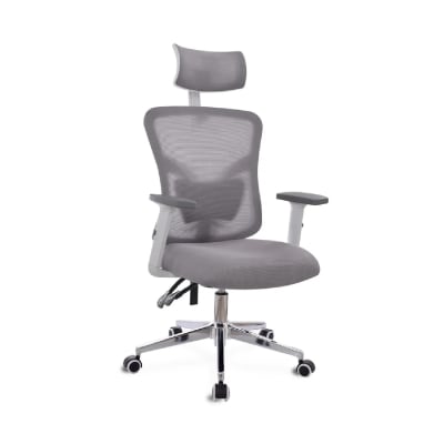 Silla de Oficina Presidente Fone Ultra Gris LAP möbelArt