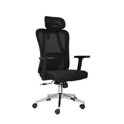 Silla de Oficina Presidente Fronx BC Negro möbelArt