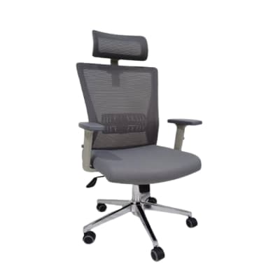 Silla para Oficina Presidente Ken Gris Ergonómica möbelArt