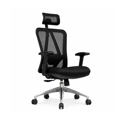 Silla de Oficina Presidente Levi Negro Ergonómica möbelArt