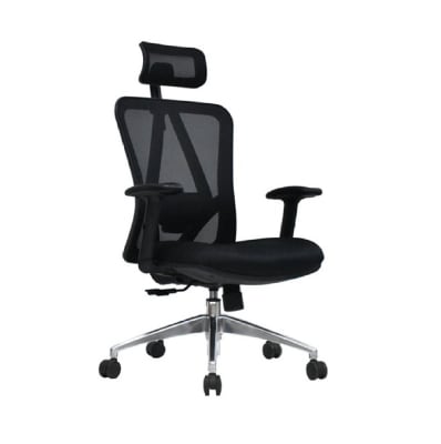 Silla de Oficina Presidente Levi Negro Ergonómica möbelArt