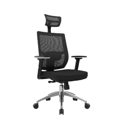 Silla de Oficina Presidente Lims Negro Ergonómica möbelArt