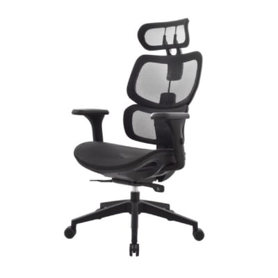 Silla de Oficina Presidente Sam BN Negro Ergonómica möbelArt