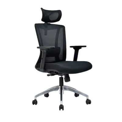 Silla de Oficina Presidente Spike B3D BA Negro Ergonómica möbelArt