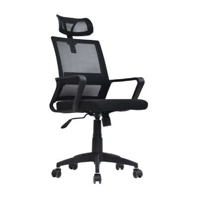 Silla de Oficina Presidente Style BN Negro möbelArt