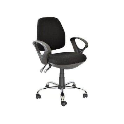 Silla de Oficina Operativa Lee Base Cromada möbelArt