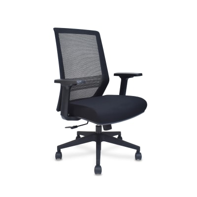 Silla de Oficina Gerente Musk Negro möbelArt