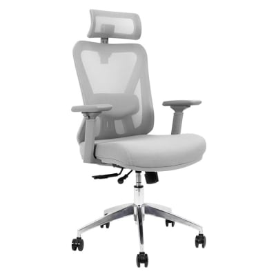 Silla de Oficina Presidente Dolfin B3D Gris Ergonómica möbelArt