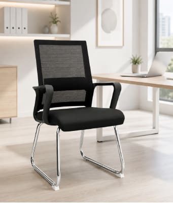 Silla de Oficina Visita Zao Negro möbelArt