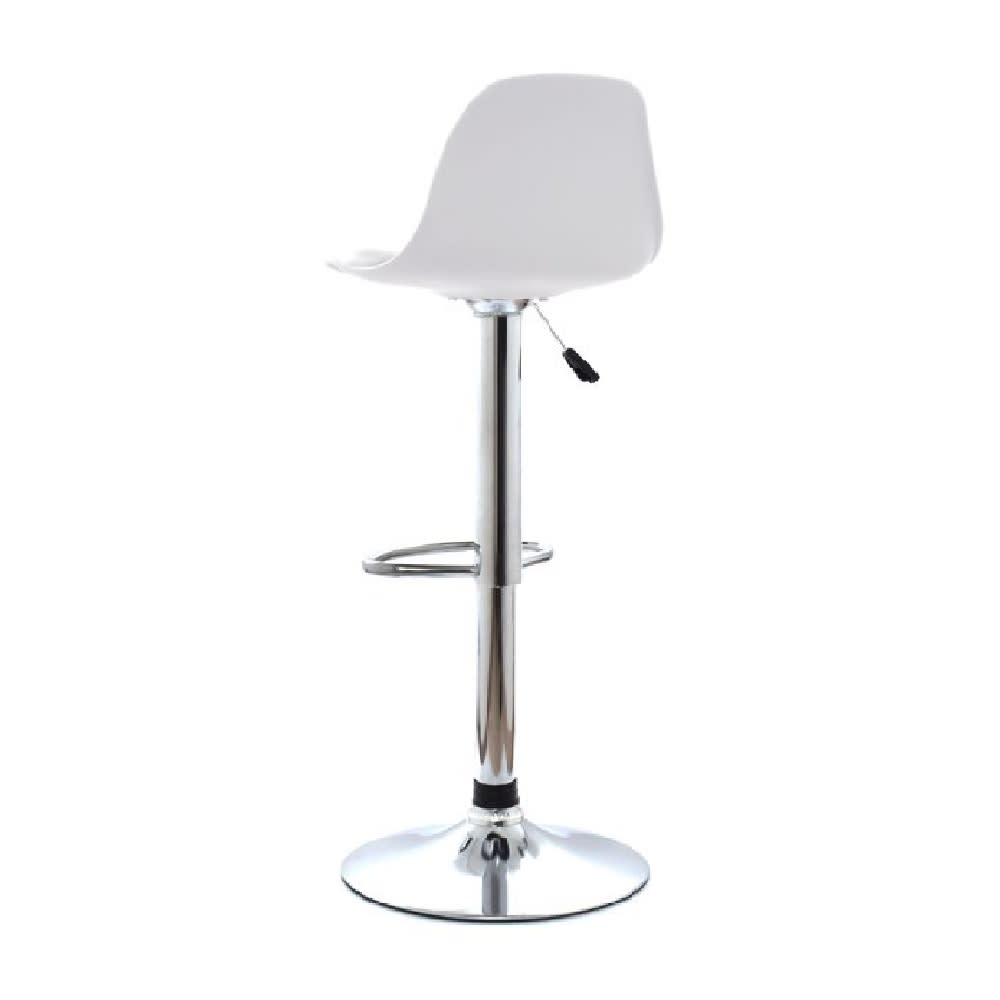 Silla Bar Boat giratoria PU/Polipropileno Blanco MSA möbelArt4
