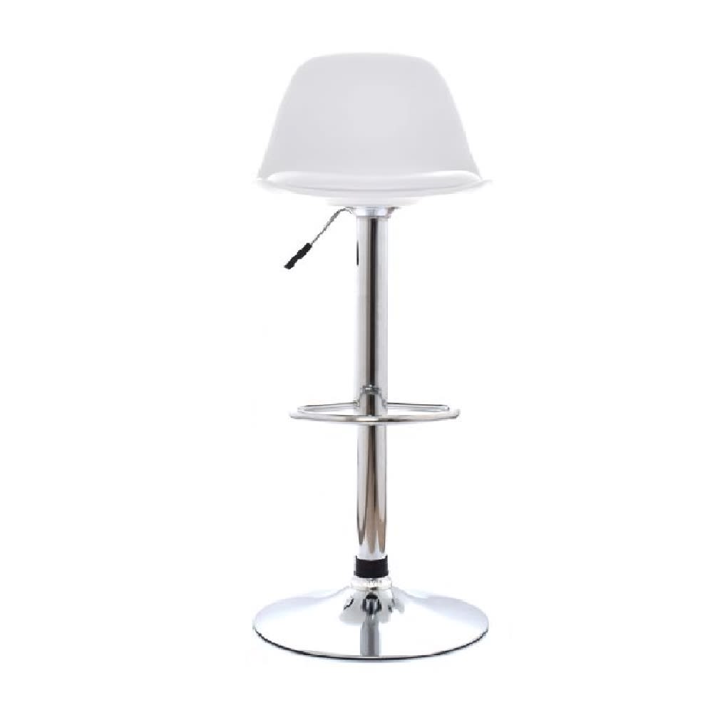 Silla Bar Boat giratoria PU/Polipropileno Blanco MSA möbelArt2