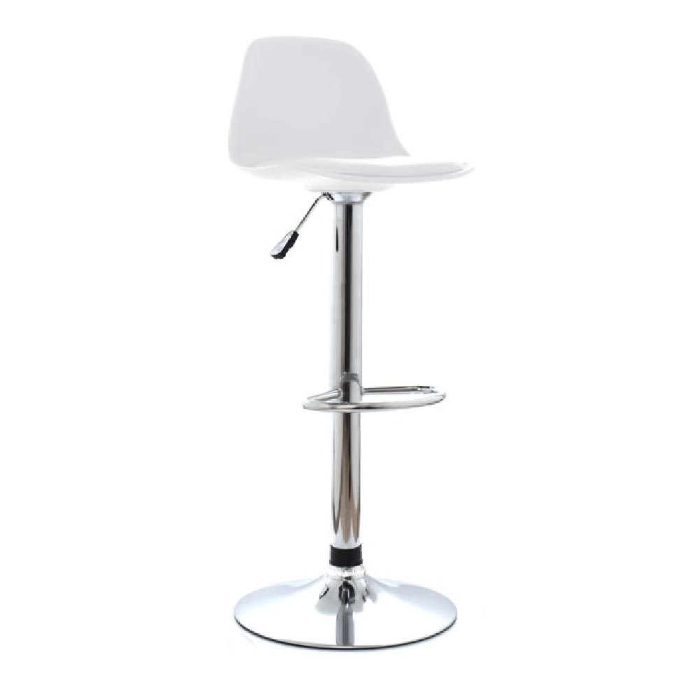 Silla Bar Boat giratoria PU/Polipropileno Blanco MSA möbelArt1