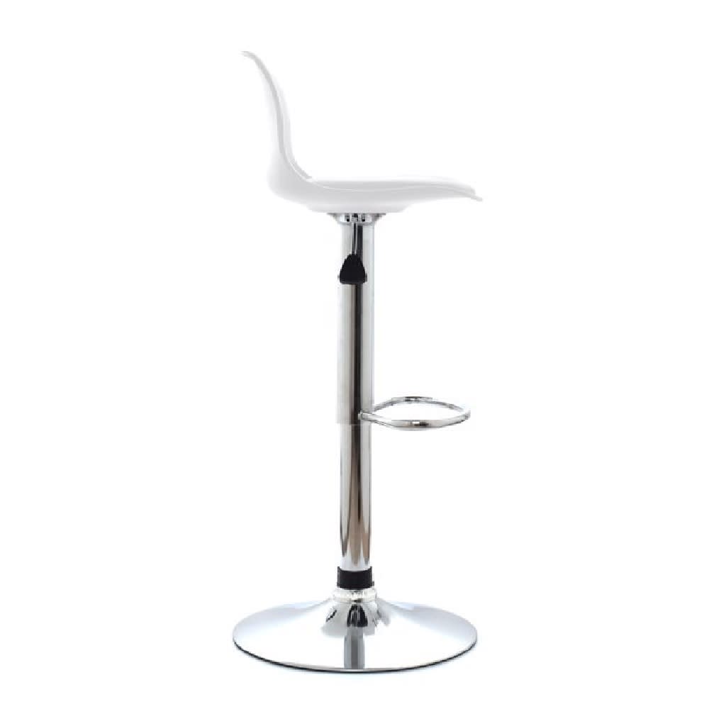 Silla Bar Boat giratoria PU/Polipropileno Blanco MSA möbelArt3