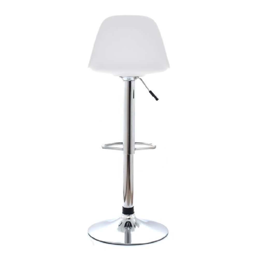 Silla Bar Boat giratoria PU/Polipropileno Blanco MSA möbelArt5