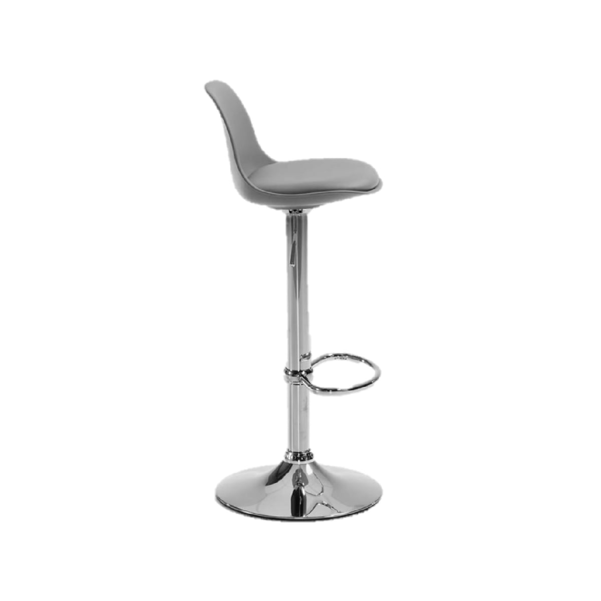 Silla Bar Boat giratoria PU/Polipropileno Gris MSA möbelArt2