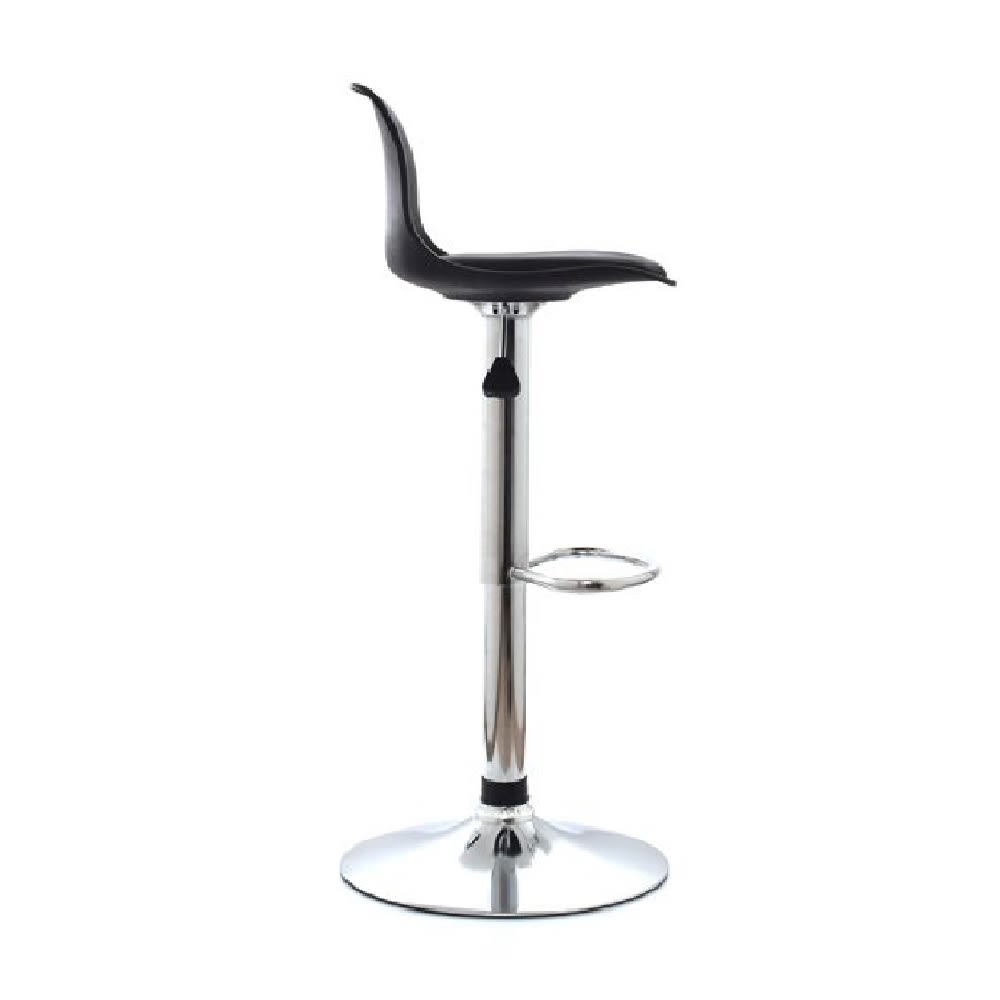 Silla Bar Boat giratoria PU/Polipropileno Negro MSA möbelArt3