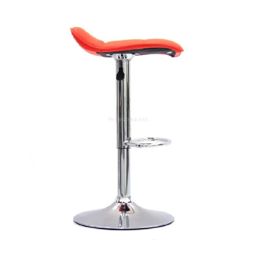Silla Bar Brand II giratoria PU MSA Rojo möbelArt2