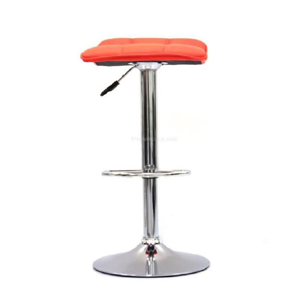 Silla Bar Brand II giratoria PU MSA Rojo möbelArt3