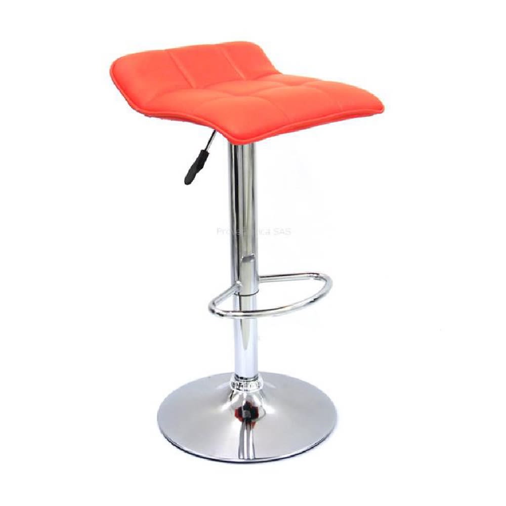 Silla Bar Brand II giratoria PU MSA Rojo möbelArt1