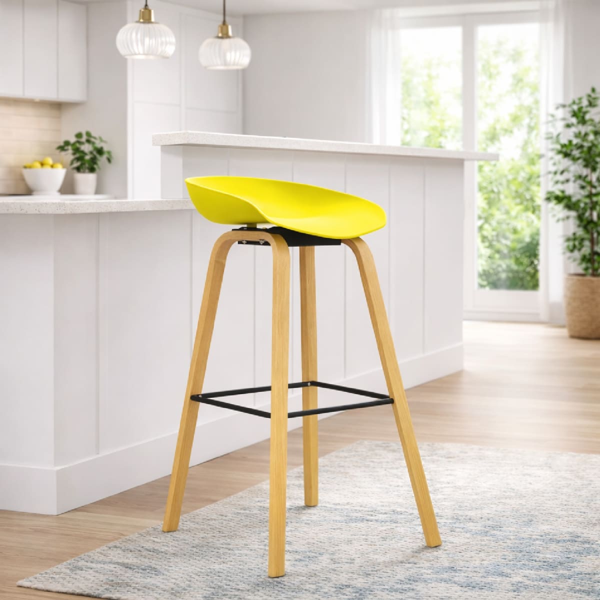 Silla Bar Misuri MSA Amarillo möbelArt1