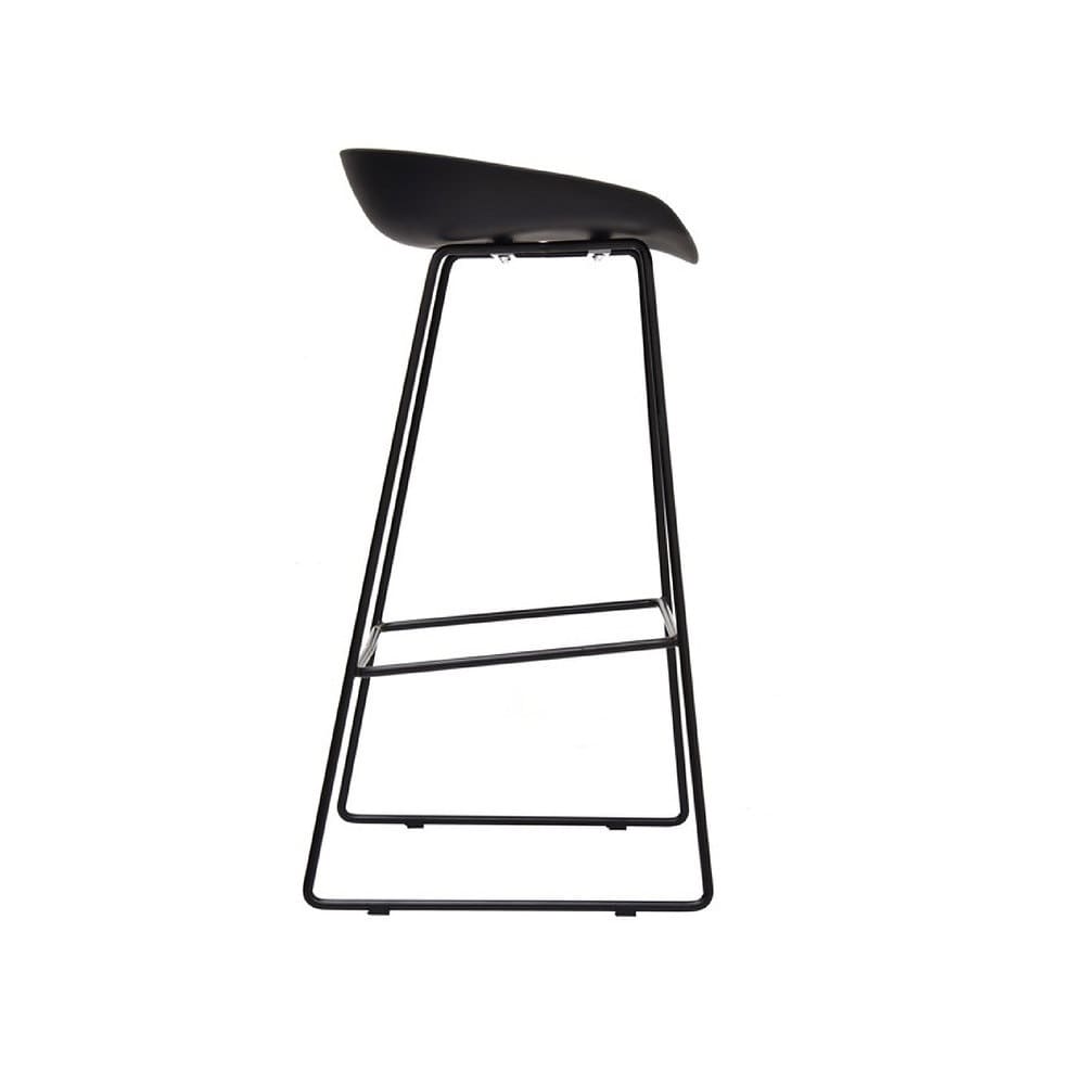 Silla Bar Misuri Trineo MSA Negro MobelArt3