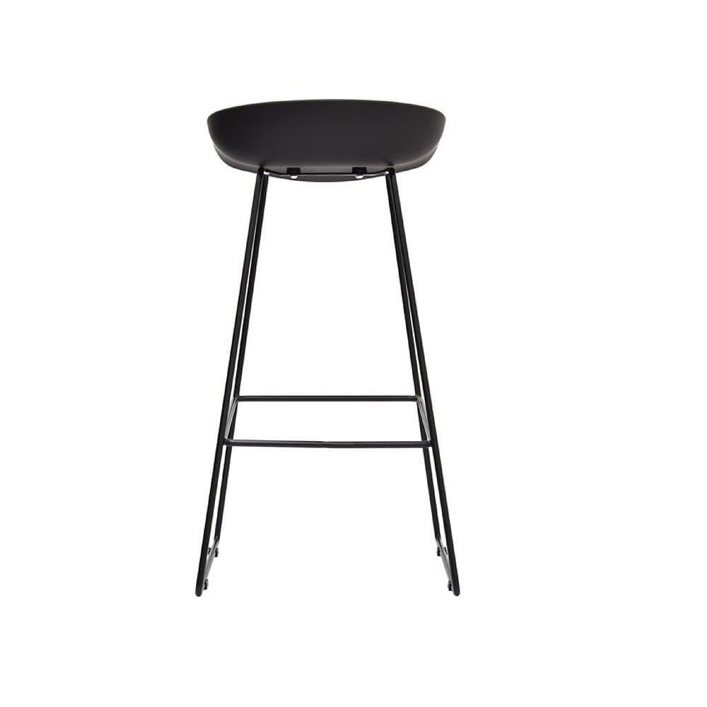 Silla Bar Misuri Trineo MSA Negro MobelArt4