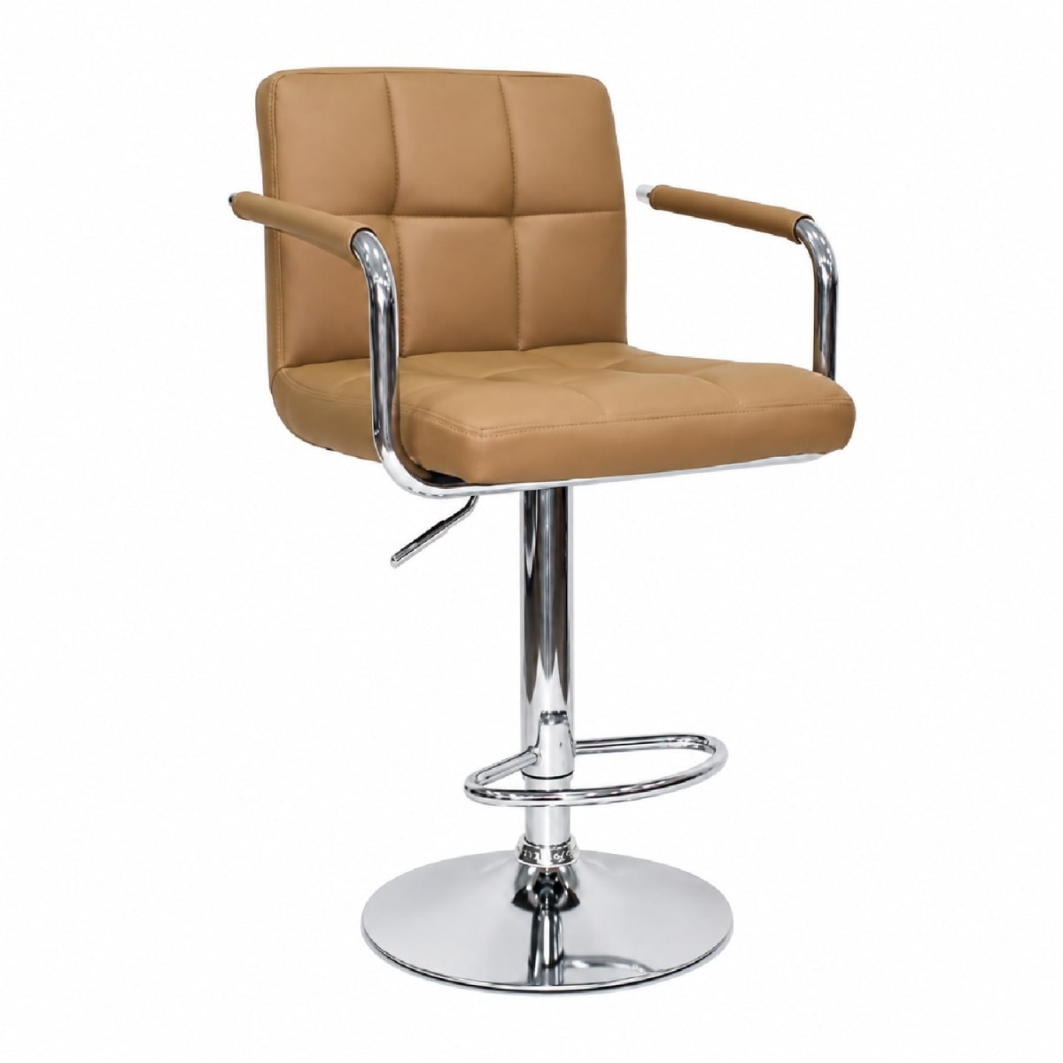 Silla Bar Nill con brazos giratoria PU Café möbelArt1