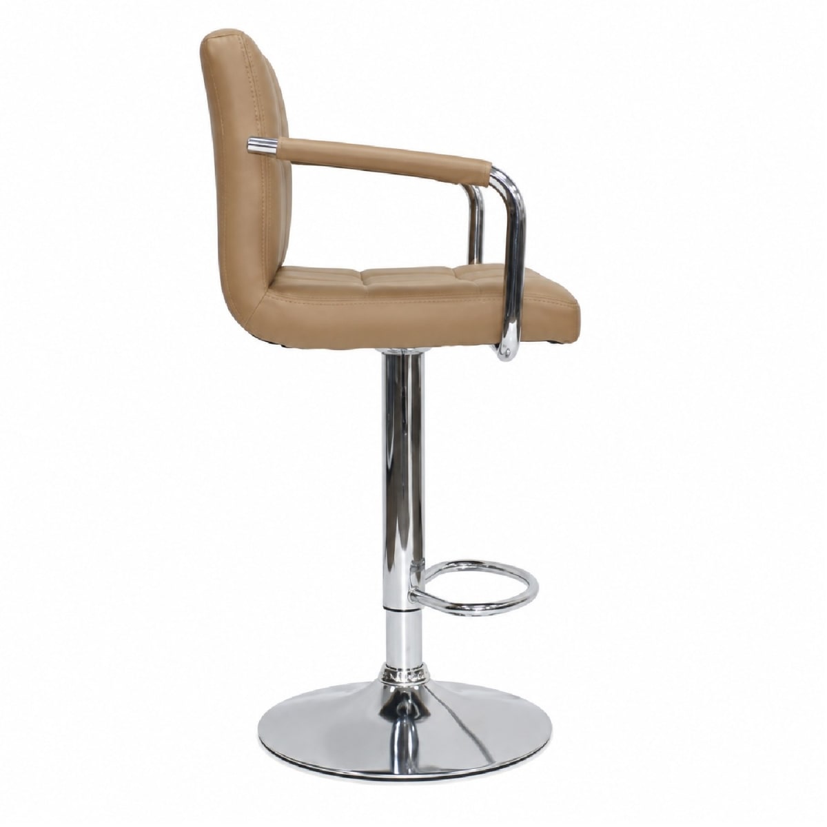 Silla Bar Nill con brazos giratoria PU Café möbelArt4