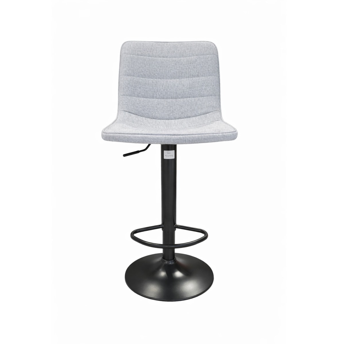 Silla Bar Patrick giratoria textil MSA Gris Plata möbelArt3