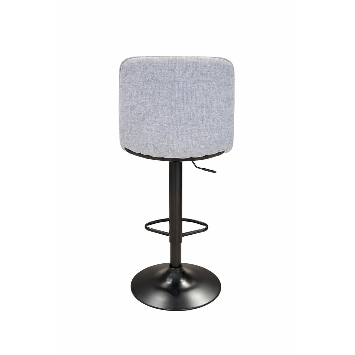 Silla Bar Patrick giratoria textil MSA Gris Plata möbelArt5