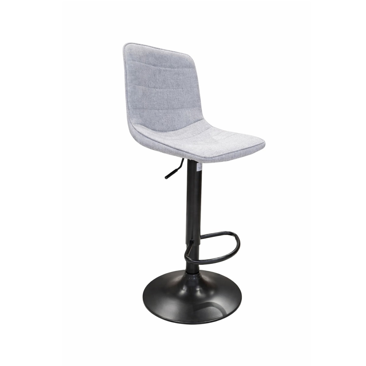 Silla Bar Patrick giratoria textil MSA Gris Plata möbelArt2