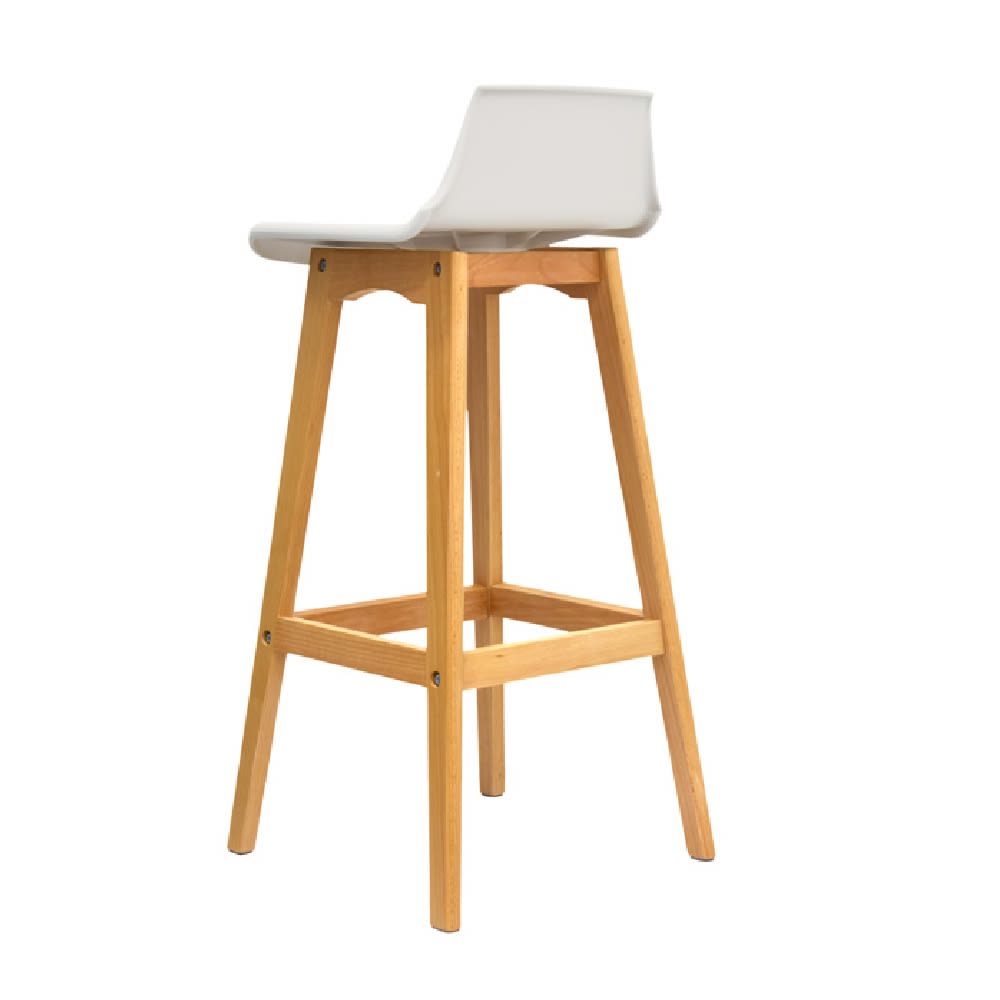 Silla Bar Wood Blanco  möbelArt2