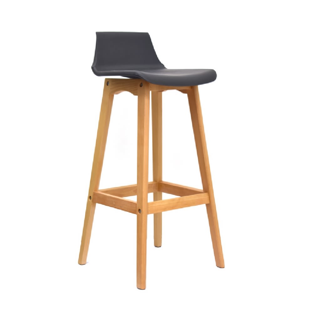 Silla Bar Wood Negro möbelArt1