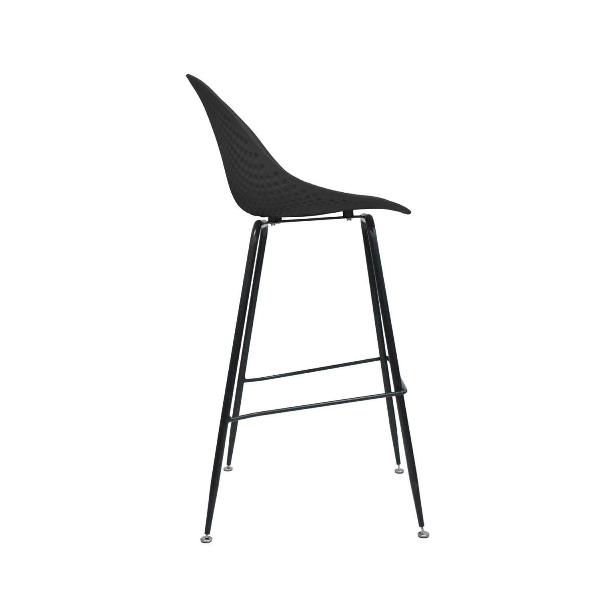 Silla Bar Yoku Fija Negro möbelArt3