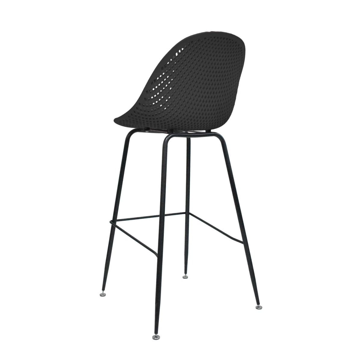 Silla Bar Yoku Fija Negro möbelArt4