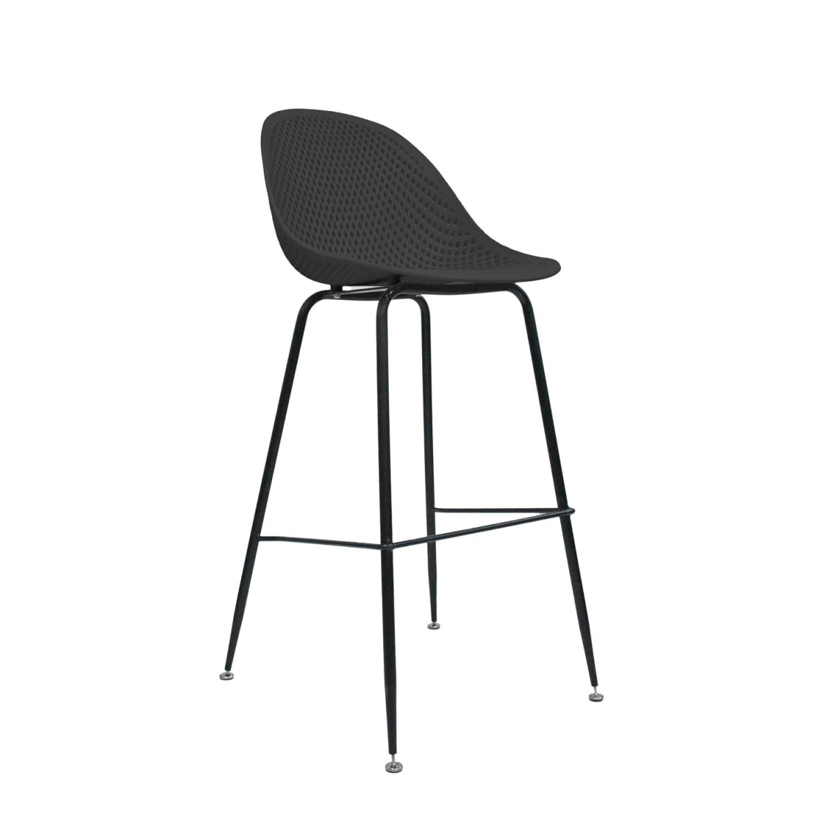 Silla Bar Yoku Fija Negro möbelArt1